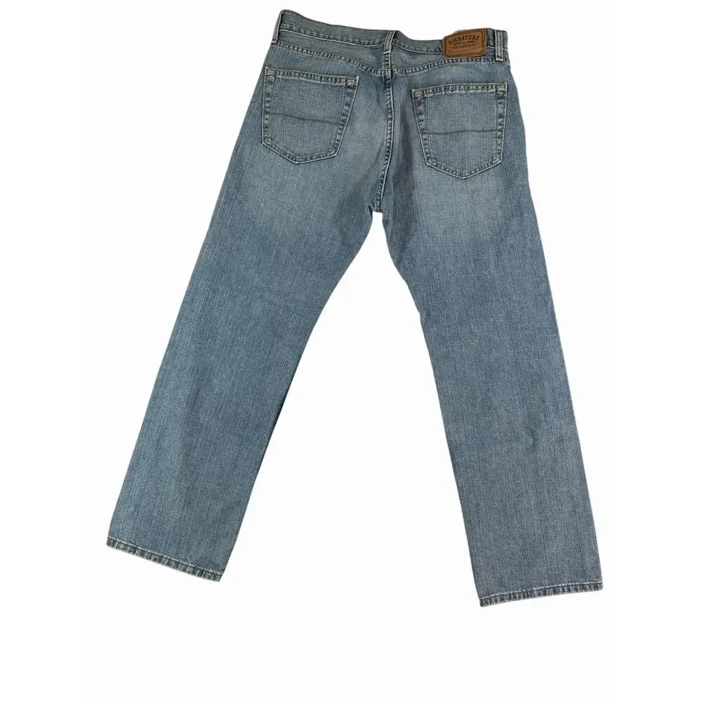 Signature by Levi Strauss & Co. Men’s Straight Light Wash Jeans 34x30